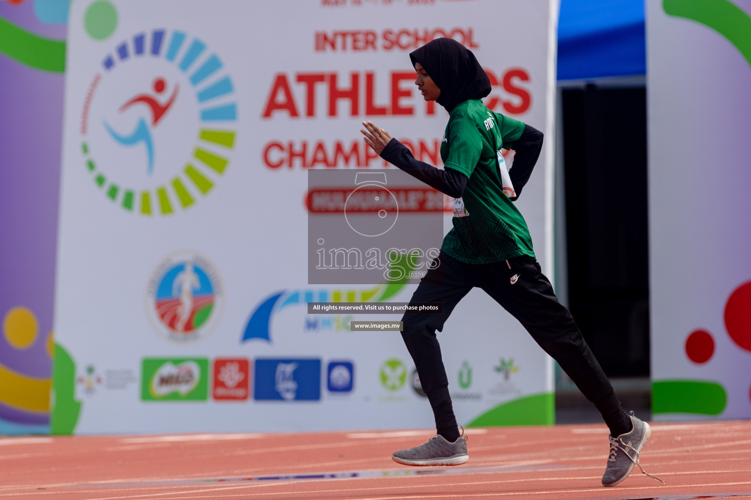 Day two of Inter School Athletics Championship 2023 was held at Hulhumale' Running Track at Hulhumale', Maldives on Sunday, 15th May 2023. Photos: Shuu/ Images.mv