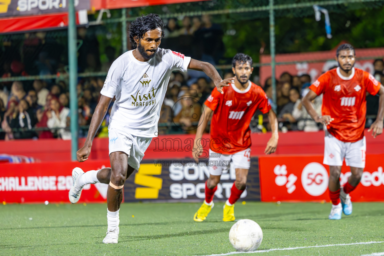 K Maafushi vs K Kaashidhoo in Kaafu Atoll Finals Day 27 of Golden Futsal Challenge 2025 was held on Friday , 31st January 2025, in Hulhumale', Maldives. Photos: Ismail Thoriq / images.mv