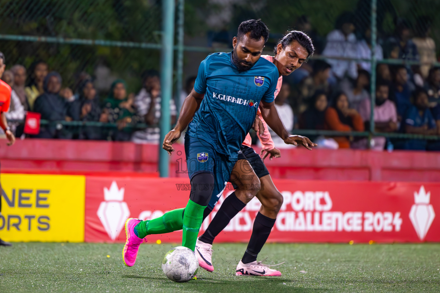 K Gulhi VS K Guraidhoo in Day 25 of Golden Futsal Challenge 2024 was held on Thursday , 8th February 2024 in Hulhumale', Maldives
Photos: Ismail Thoriq / images.mv