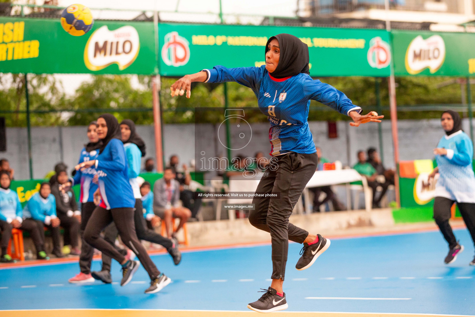 Milo 8th National Handball Tournament Day3, 17th December 2021, at Handball Ground, Male', Maldives. Photos by Shuu Abdul Sattar