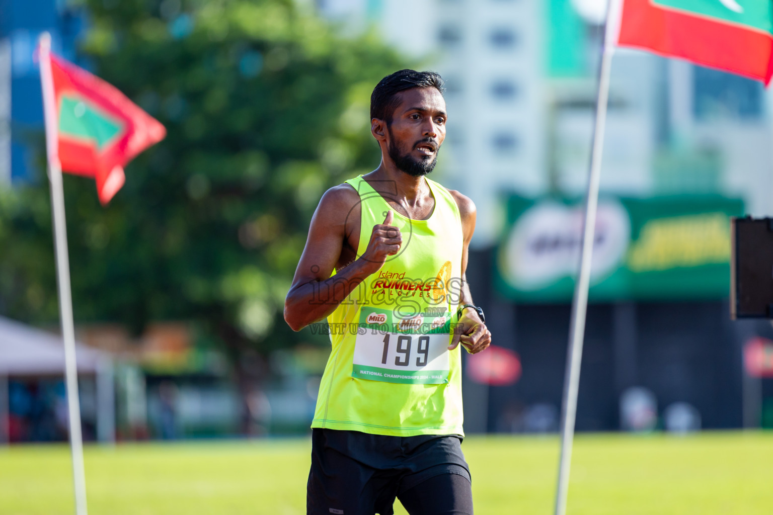 Day 1 of 33rd National Athletics Championship was held in Ekuveni Track at Male', Maldives on Thursday, 5th September 2024. Photos: Nausham Waheed / images.mv