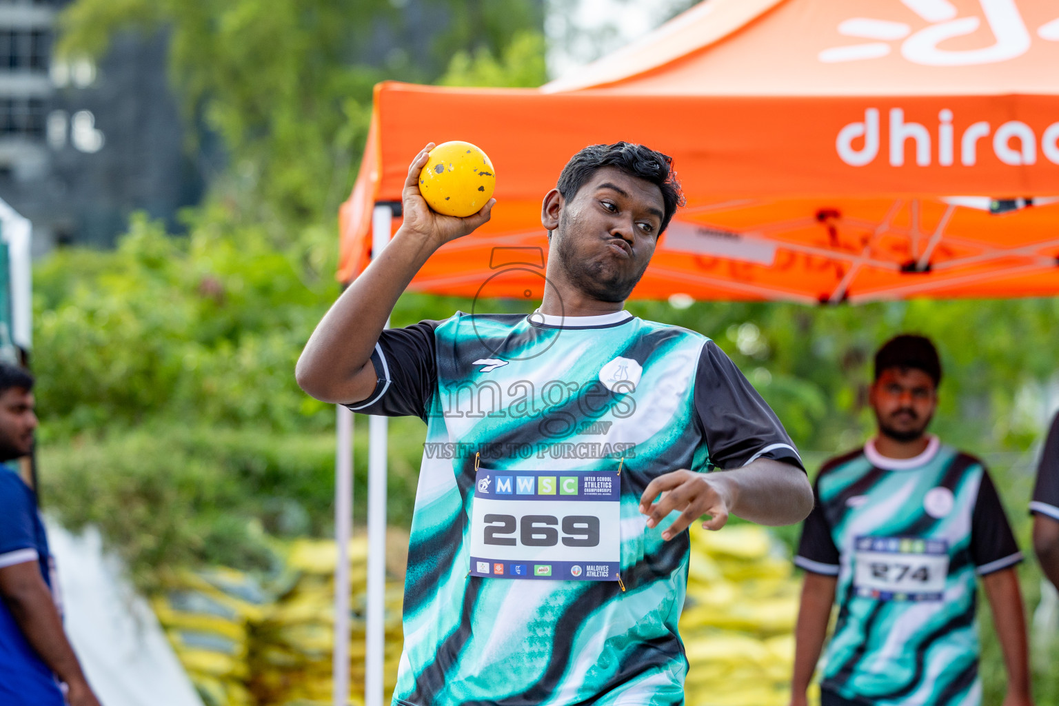 Day 2 of MWSC Interschool Athletics Championships 2024 held in Hulhumale Running Track, Hulhumale, Maldives on Sunday, 10th November 2024. 
Photos by: Hassan Simah / Images.mv