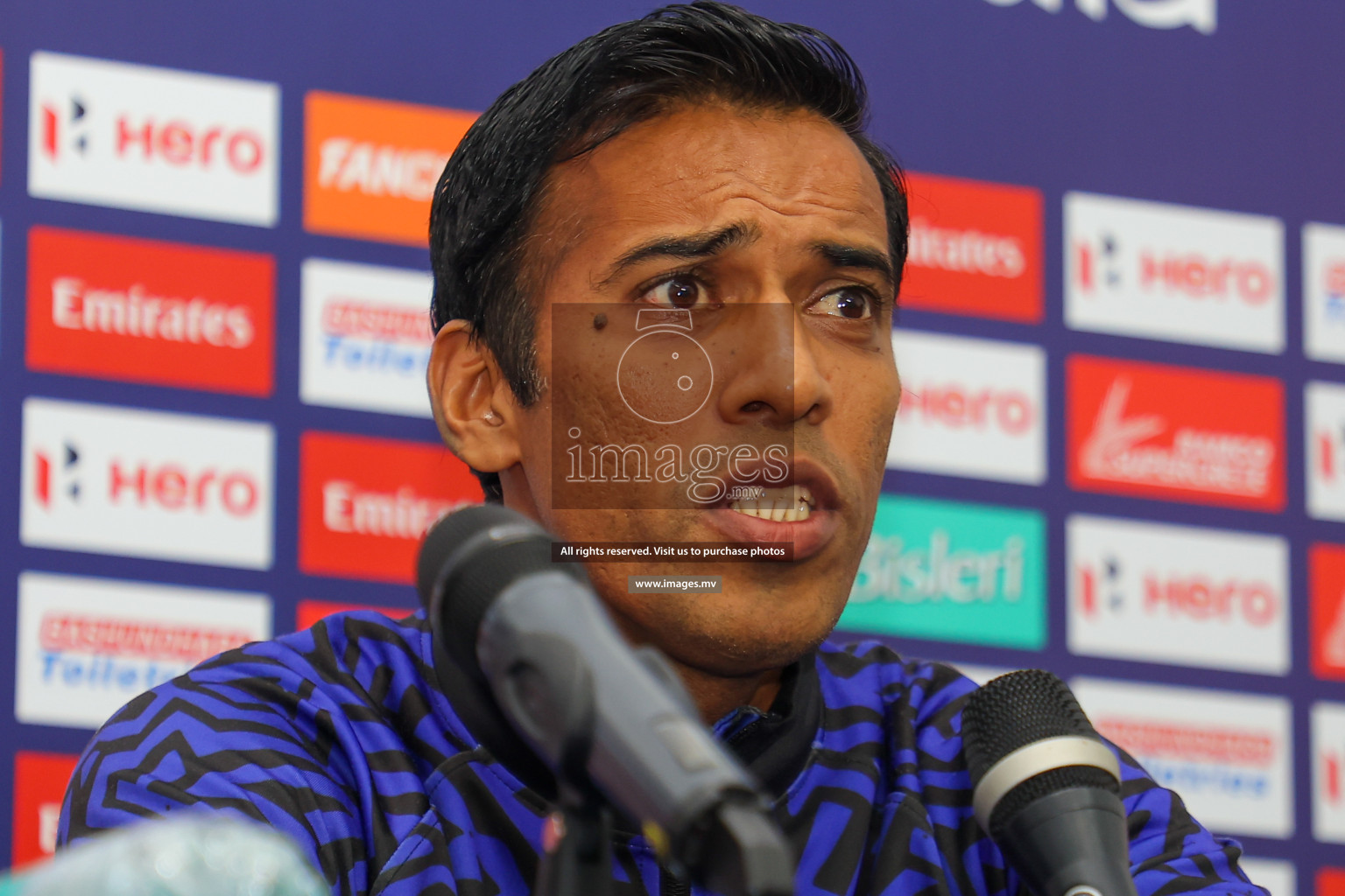 India vs Kuwait in SAFF Championship 2023 held in Sree Kanteerava Stadium, Bengaluru, India, on Tuesday, 27th June 2023. Photos: Nausham Waheed, Hassan Simah / images.mv