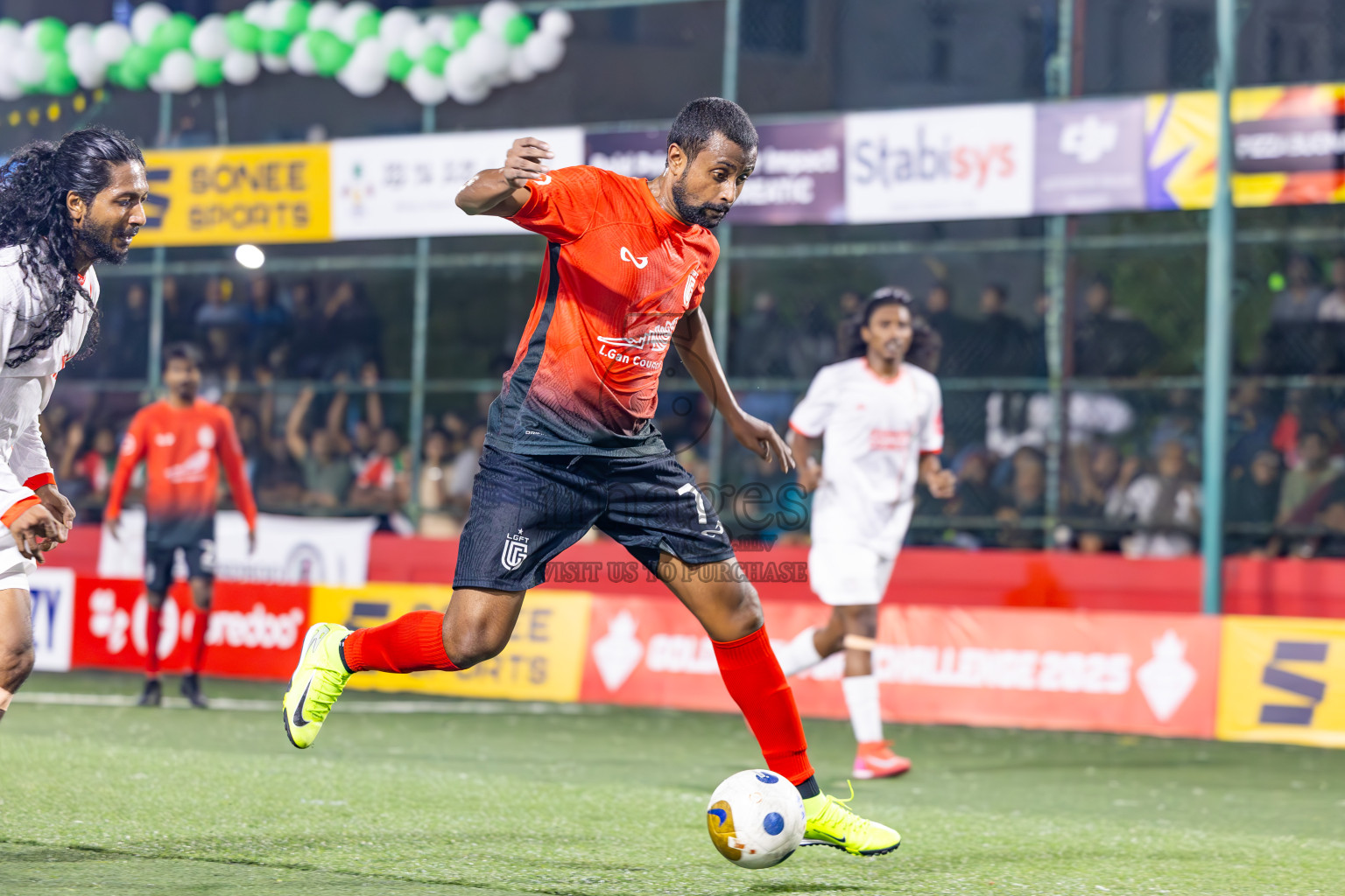 L Gan vs L Isdhoo in Laamu Atoll Finals Day 26 of Golden Futsal Challenge 2025 was held on Thursday , 30th January 2025, in Hulhumale', Maldives. Photos: Ismail Thoriq / images.mv
