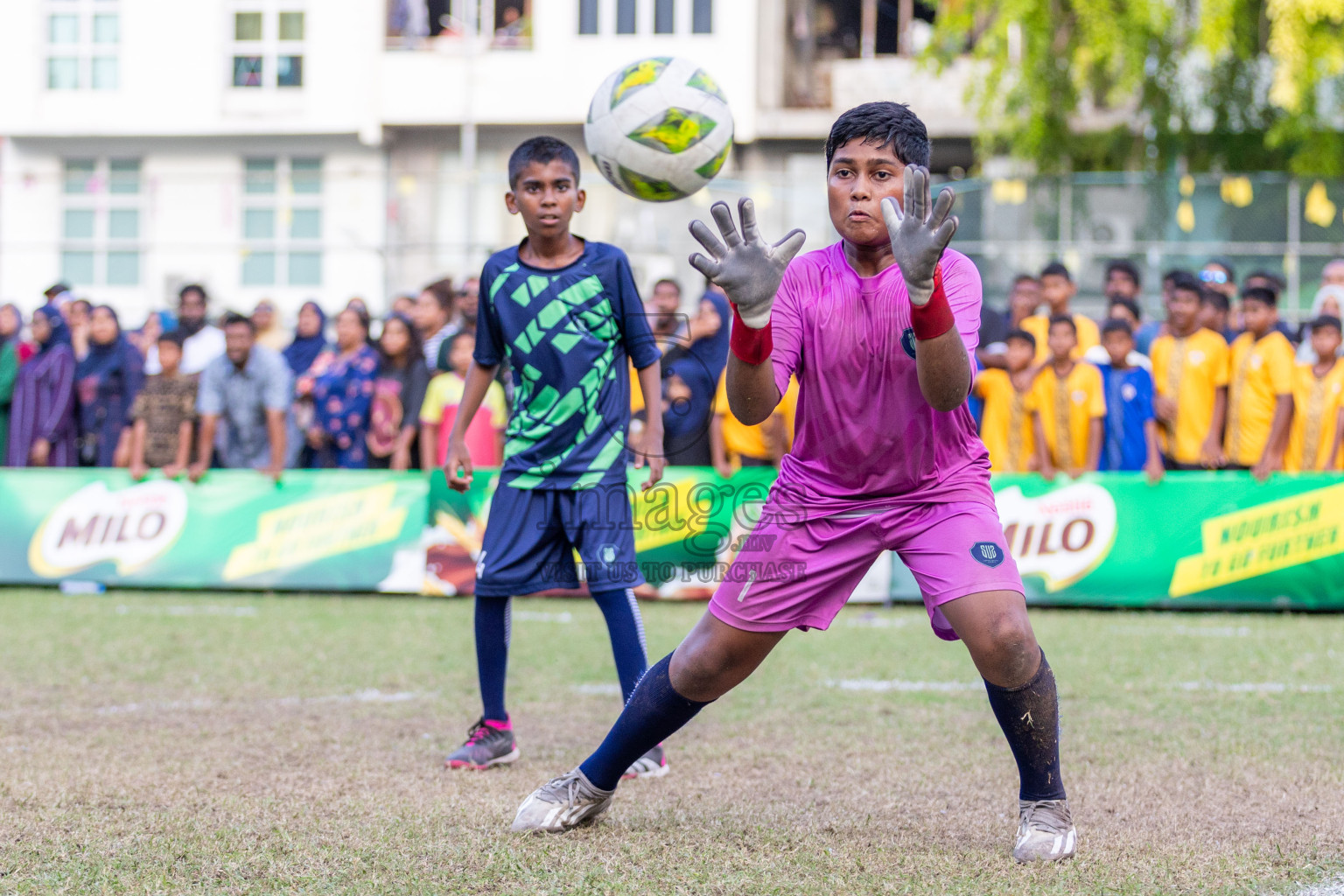 Final Day  of MILO Academy Championship 2024 - U12 was held at Henveiru Grounds in Male', Maldives on Thursday, 7th July 2024. Photos: Shuu Abdul Sattar / images.mv