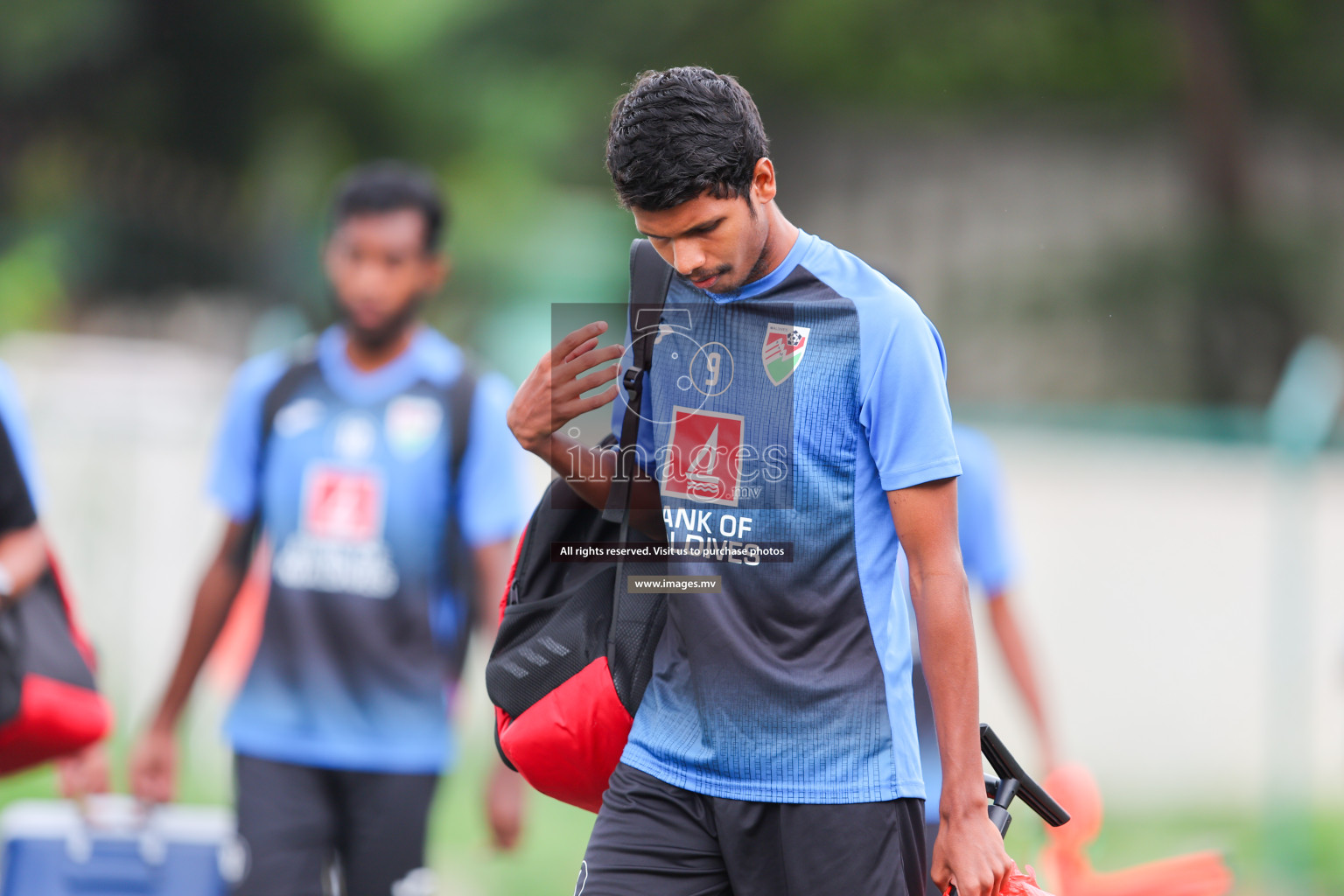 Maldives Practice Sessions on 26 June 2023 before their match in Bangabandhu SAFF Championship 2023 held in Bengaluru Football Ground