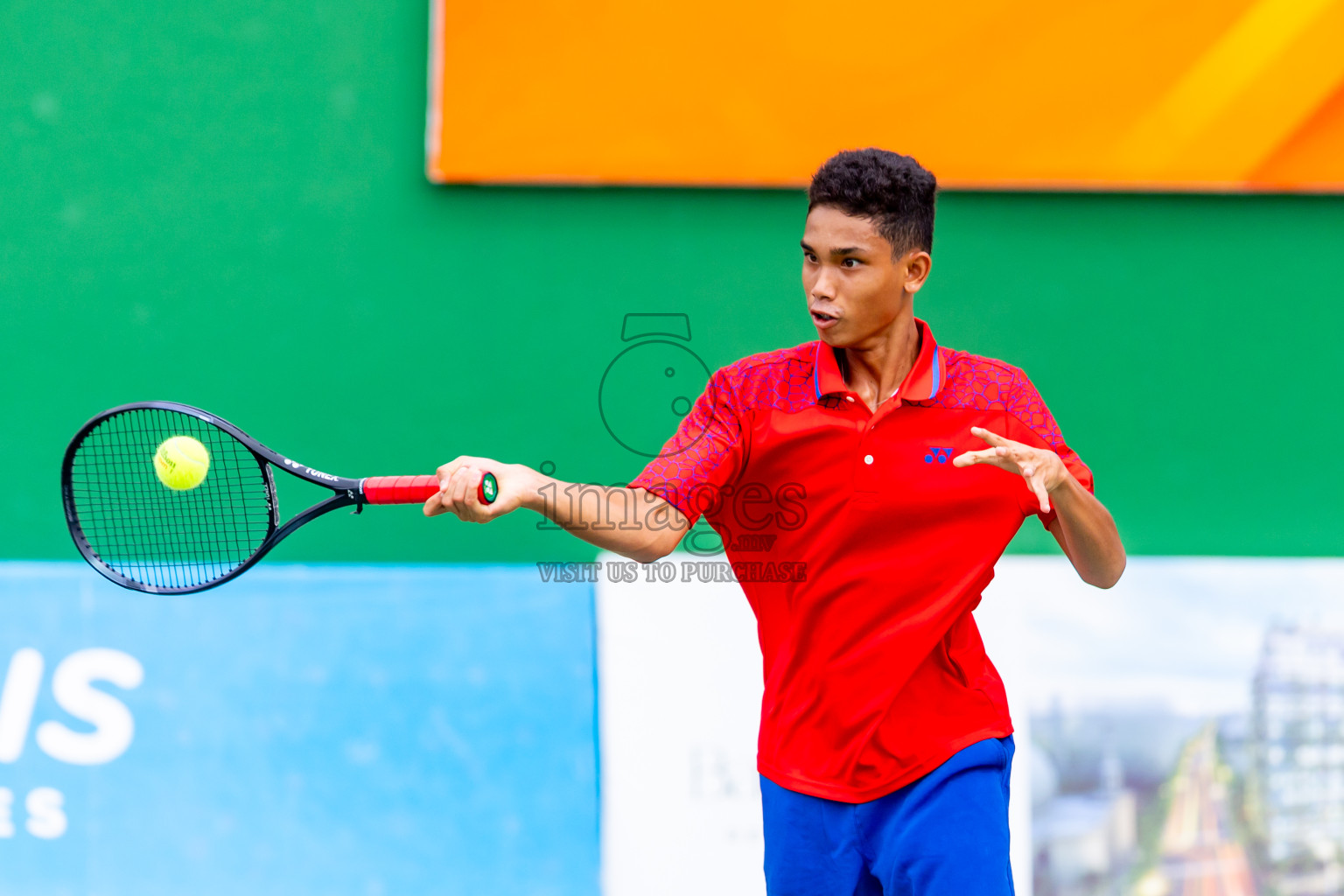 Day 7 of ATF Maldives Junior Open Tennis was held in Male' Tennis Court, Male', Maldives on Wednesday, 18th December 2024. Photos: Nausham Waheed/ images.mv