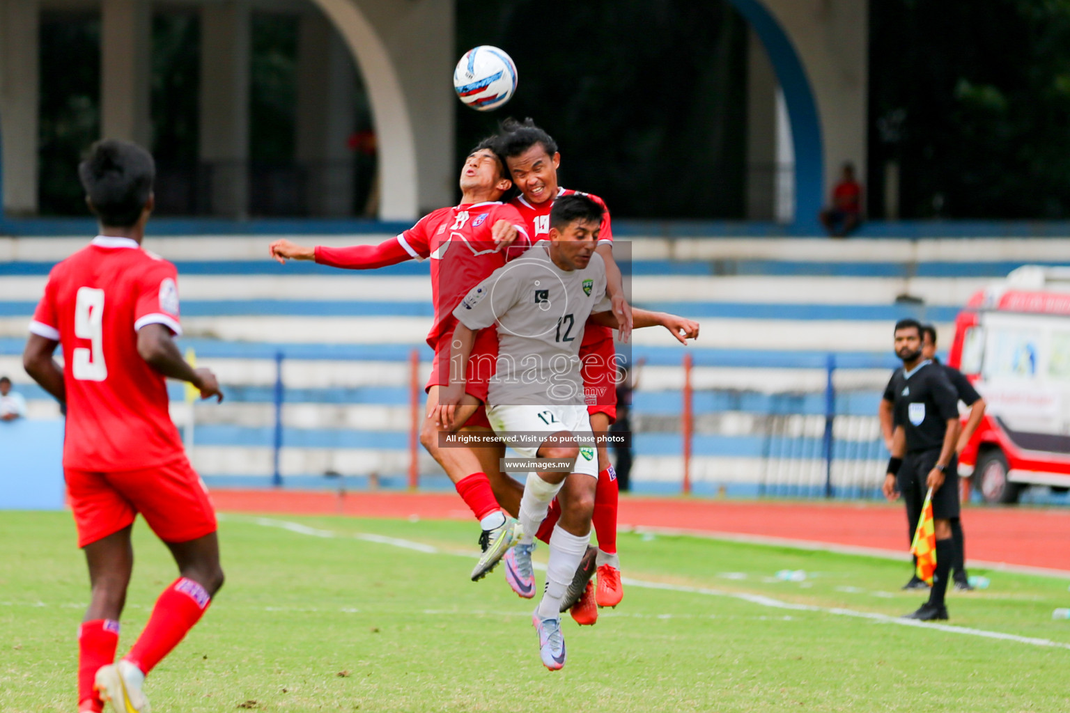 Nepal vs Pakistan in SAFF Championship 2023 held in Sree Kanteerava Stadium, Bengaluru, India, on Tuesday, 27th June 2023. Photos: Nausham Waheed, Hassan Simah / images.mv