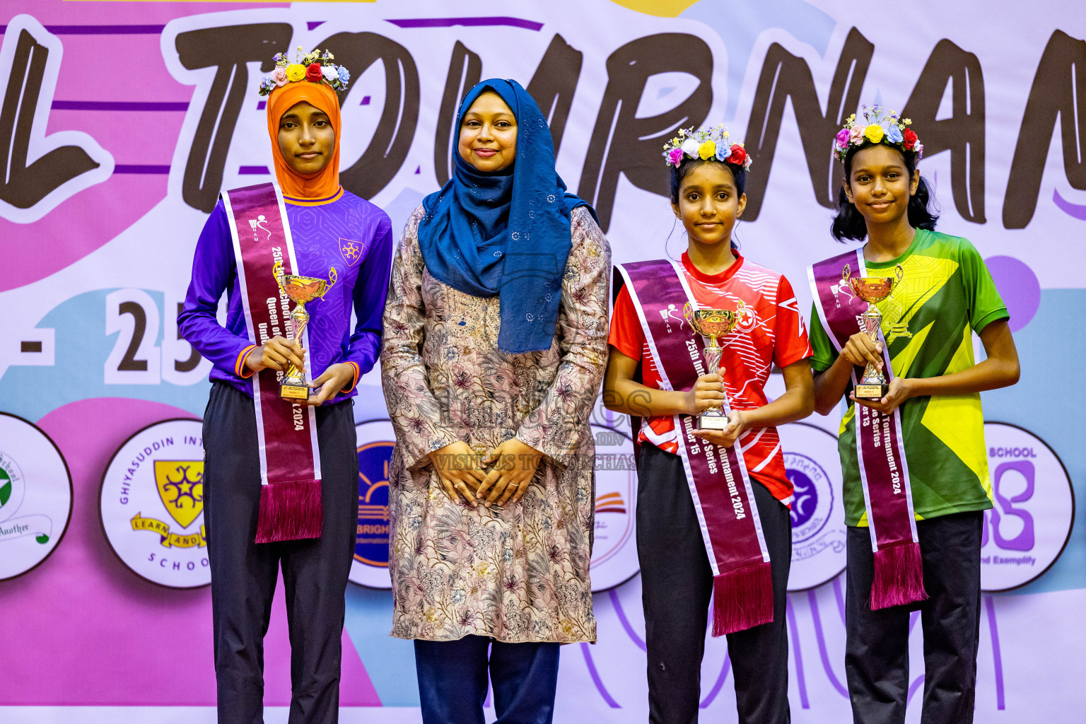 Closing Ceremony of Inter-school Netball Tournament held in Social Center at Male', Maldives on Monday, 26th August 2024. Photos: Hassan Simah / images.mv