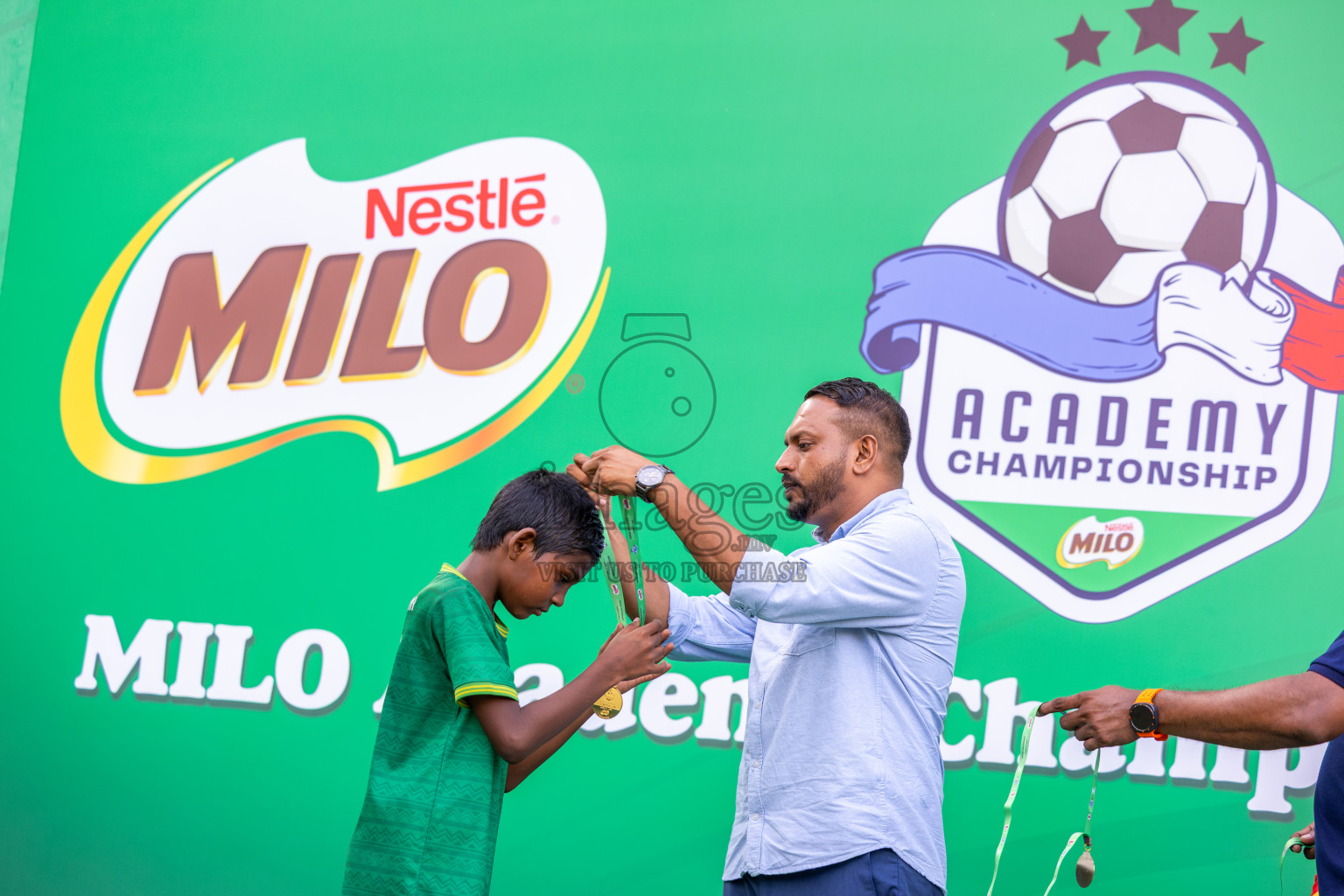 Day 3 of MILO Academy Championship 2025 (U-12) was held at Henveiru Stadium in Male', Maldives on Saturday, 3rd May 2025. Photos: Ismail Thoriq / images.mv