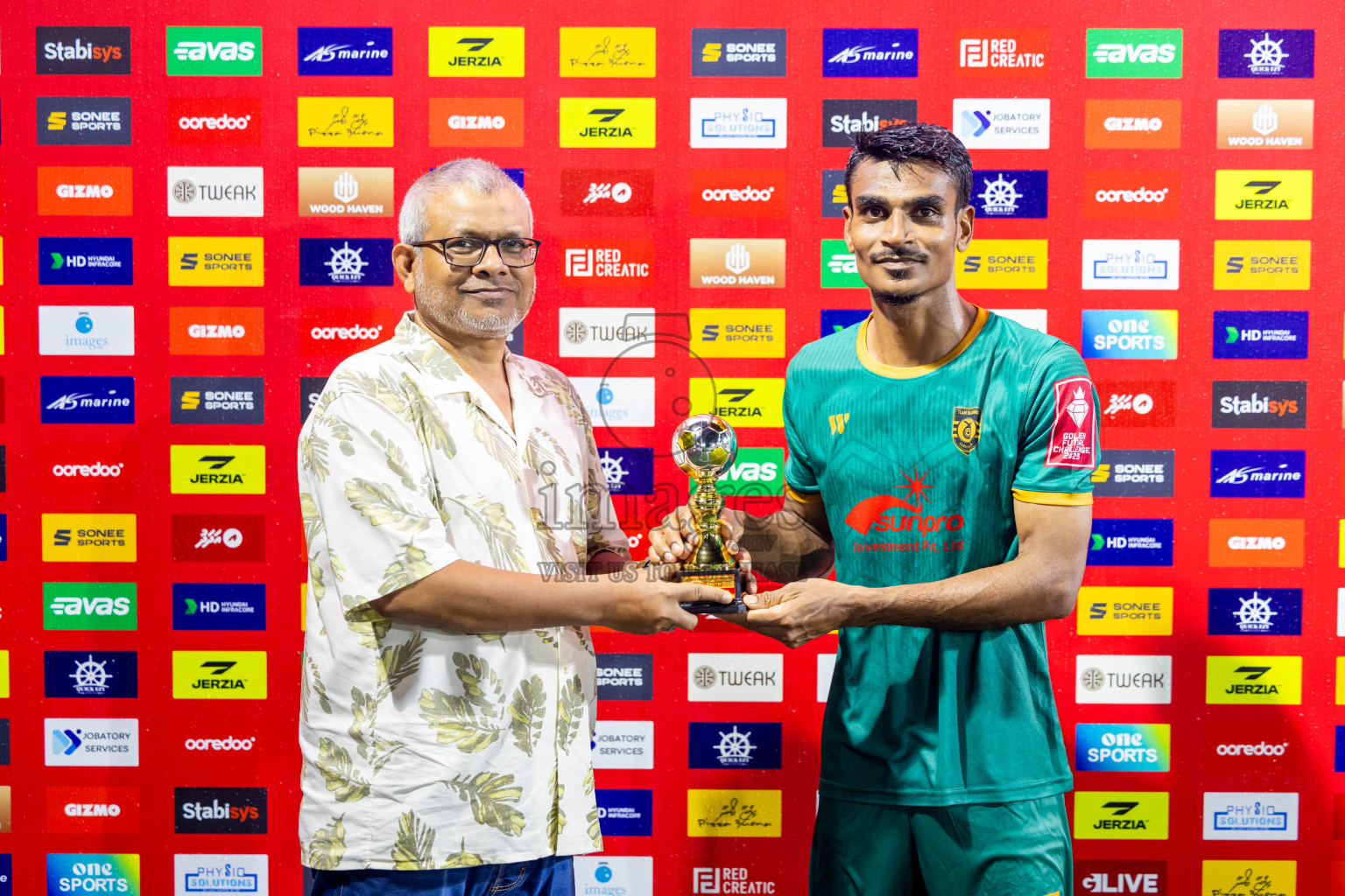 ADh Dhangethi vs ADh Mandhoo on Day 20 of Golden Futsal Challenge 2025 was held on Thursday, 23rd January 2025, in Hulhumale', Maldives. Photos: Nausham Waheed / images.mv