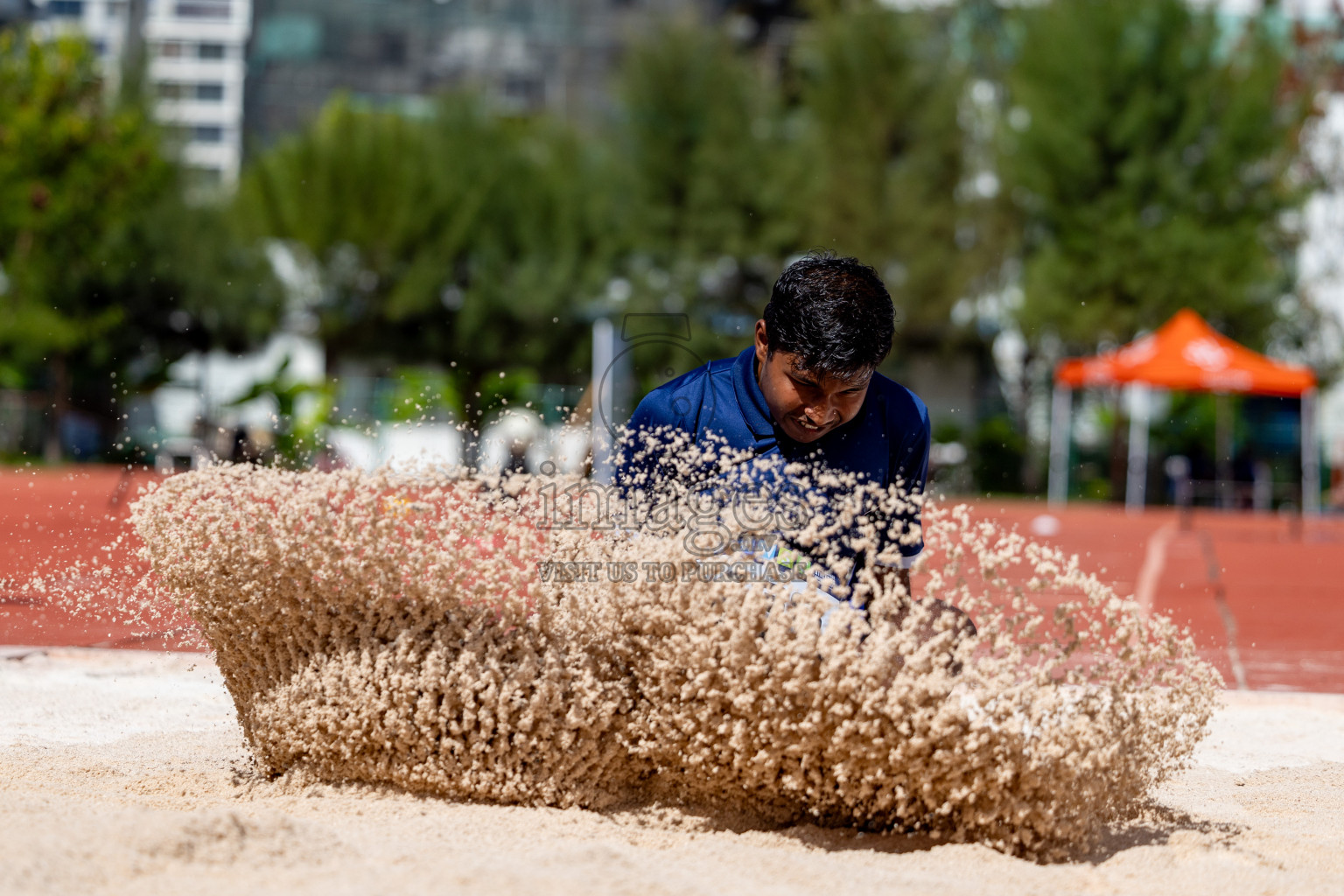 Day 2 of MWSC Interschool Athletics Championships 2024 held in Hulhumale Running Track, Hulhumale, Maldives on Sunday, 10th November 2024. 
Photos by:  Hassan Simah / Images.mv