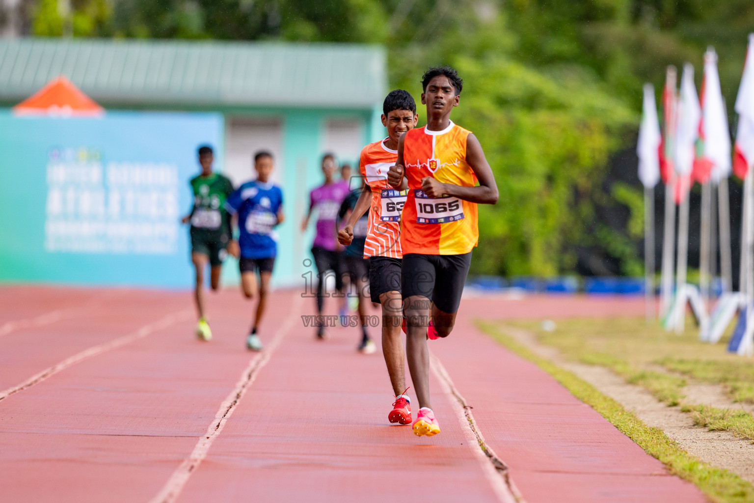 Day 3 of MWSC Interschool Athletics Championships 2024 held in Hulhumale Running Track, Hulhumale, Maldives on Monday, 11th November 2024. 
Photos by: Hassan Simah / Images.mv