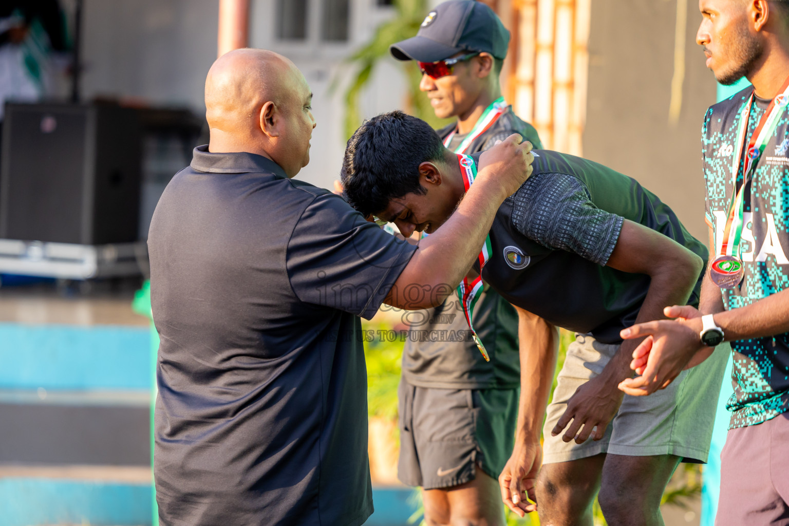 Day 3 of 12th Milo Association Championships was held in Ekuveni Track at Male', Maldives on Saturday, 26th April 2025. Photos: Nausham Waheed / images.mv