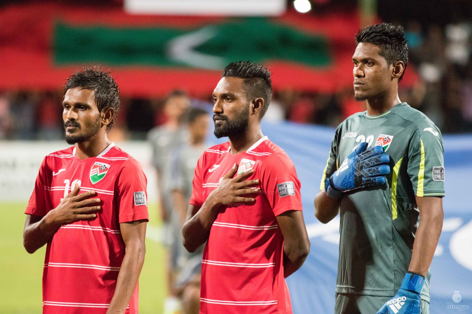 Asian Cup Qualifier between Maldives and Oman in National Stadium, on 10 October 2017 Male' Maldives. ( Images.mv Photo: Abdulla Abeedh )