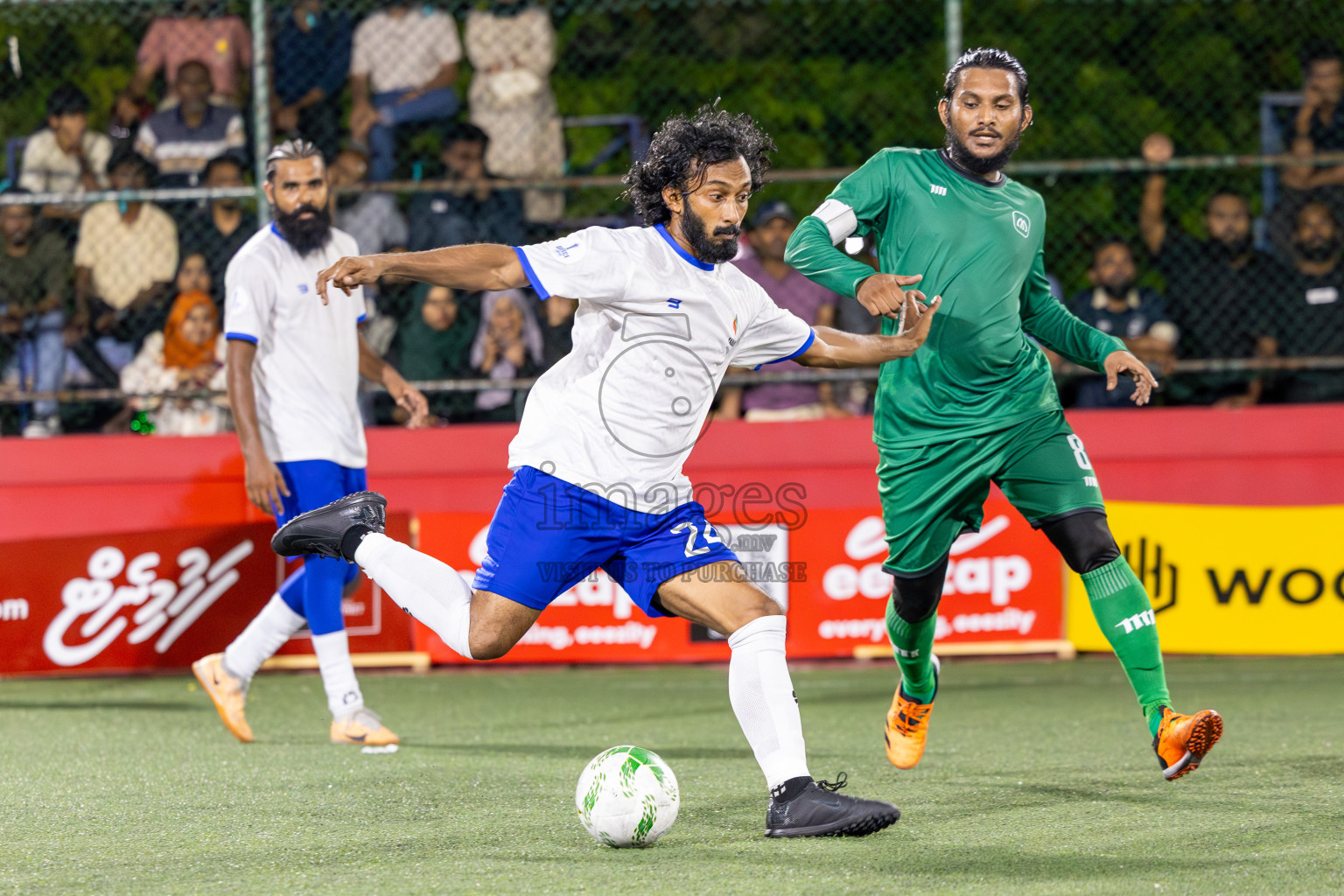 Fenaka vs MIB in Day 6 of Office League 2025 was held on Monday, 21st April 2025 in Hulhumale', Maldives. Photos: Ismail Thoriq / images.mv