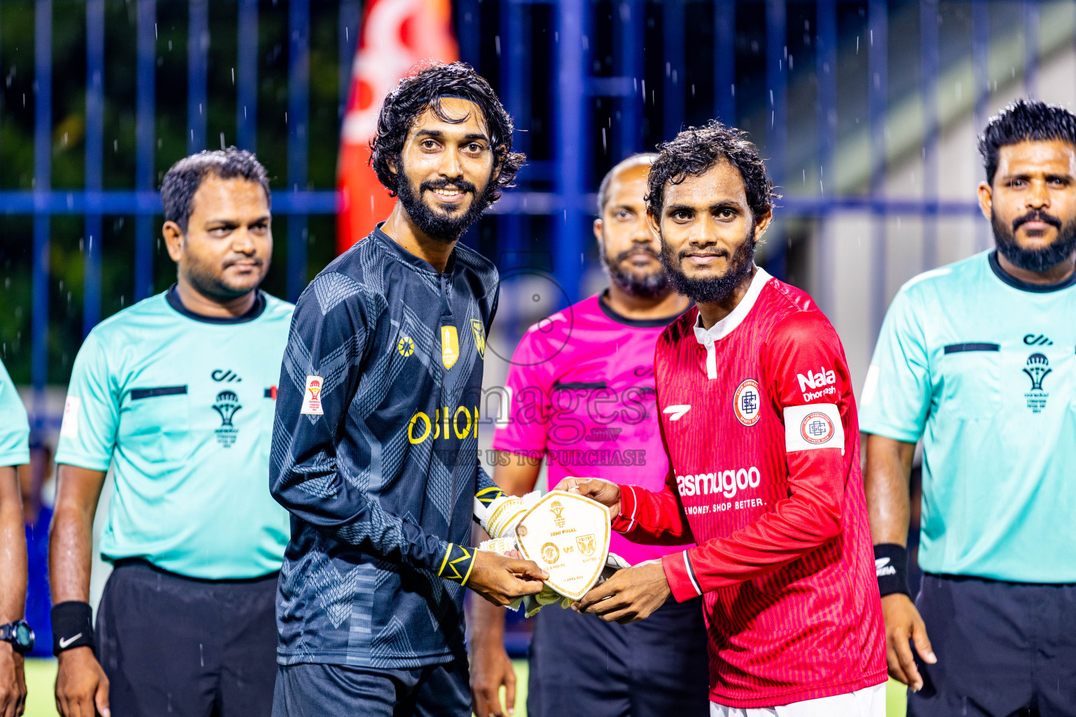 United V vs CC Sports Club in Semi Final of Eydhafushi Futsal Cup 2024 was held on Monday , 15th April 2024, in B Eydhafushi, Maldives Photos: Nausham Waheed / images.mv