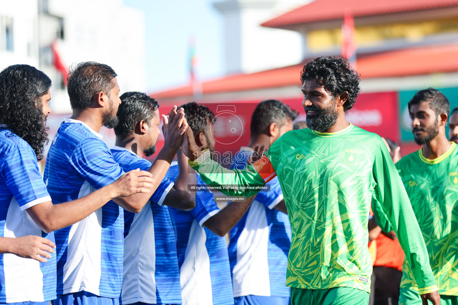 Team Allied vs Gas Club in Club Maldives Cup 2023 held in Hulhumale, Maldives, on Saturday, 22nd July 2023. Photos: Nausham Waheed / images.mv