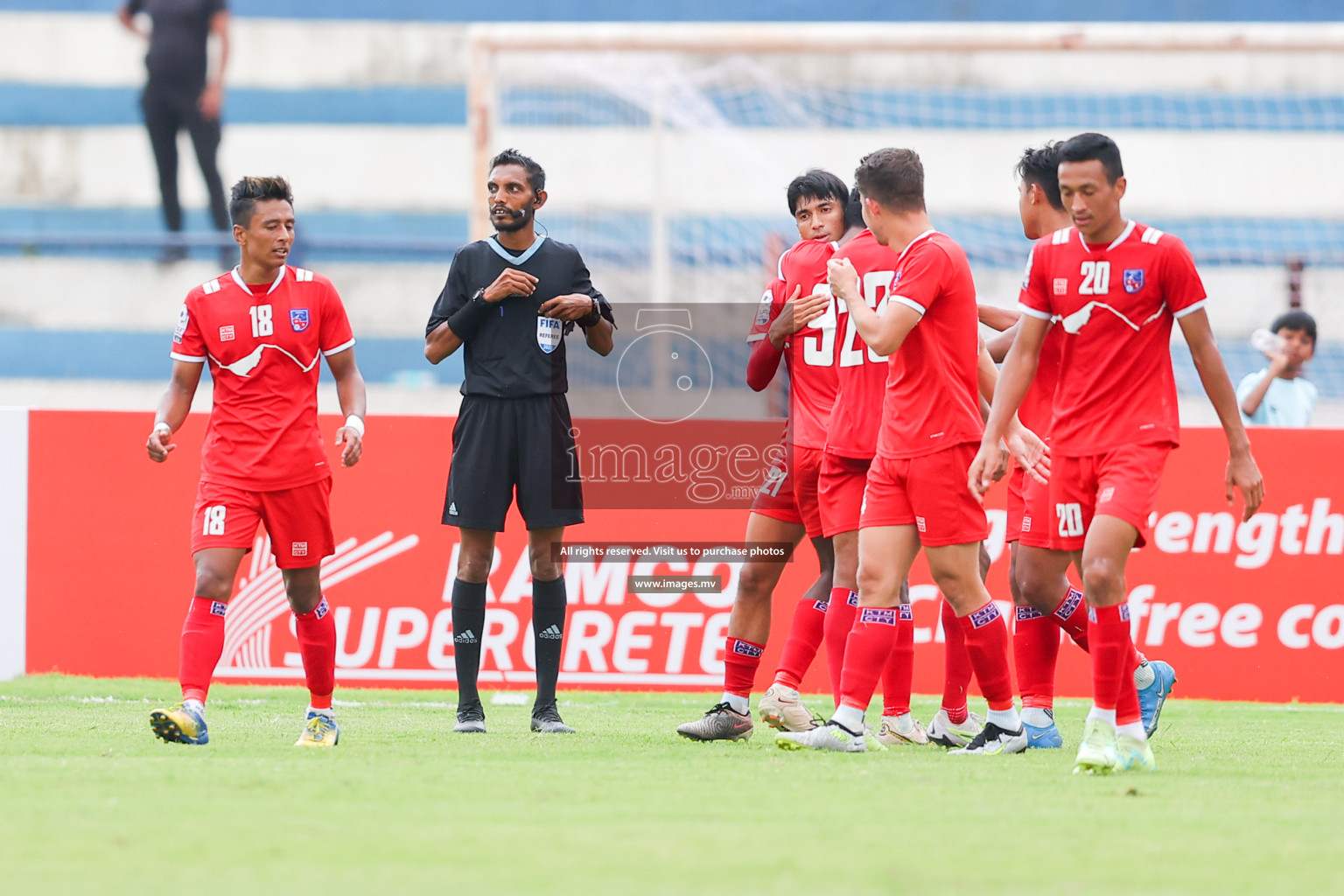 Nepal vs Pakistan in SAFF Championship 2023 held in Sree Kanteerava Stadium, Bengaluru, India, on Tuesday, 27th June 2023. Photos: Nausham Waheed, Hassan Simah / images.mv