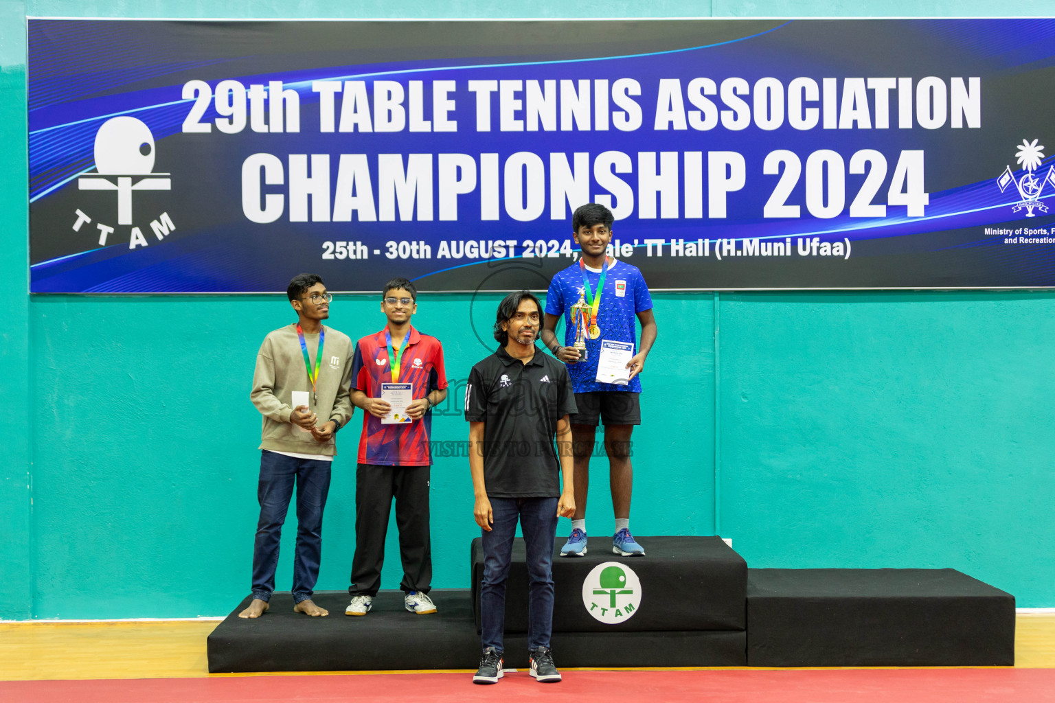 29th Table Tennis Association Championship 2024, 30th August 2024 at Male'TT Hall,Photos by Shuu Abdul Sattar