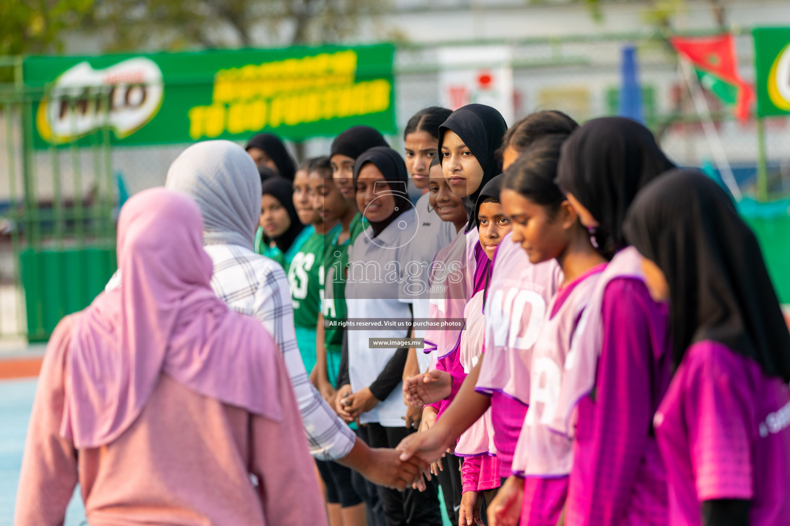 Junior Netball Championship 2022 - Under 14 Final U14 final of Junior Netball Championship 2022 held in Male', Maldives on Friday, 18th March 2022. Photos by Ismail Thoriq