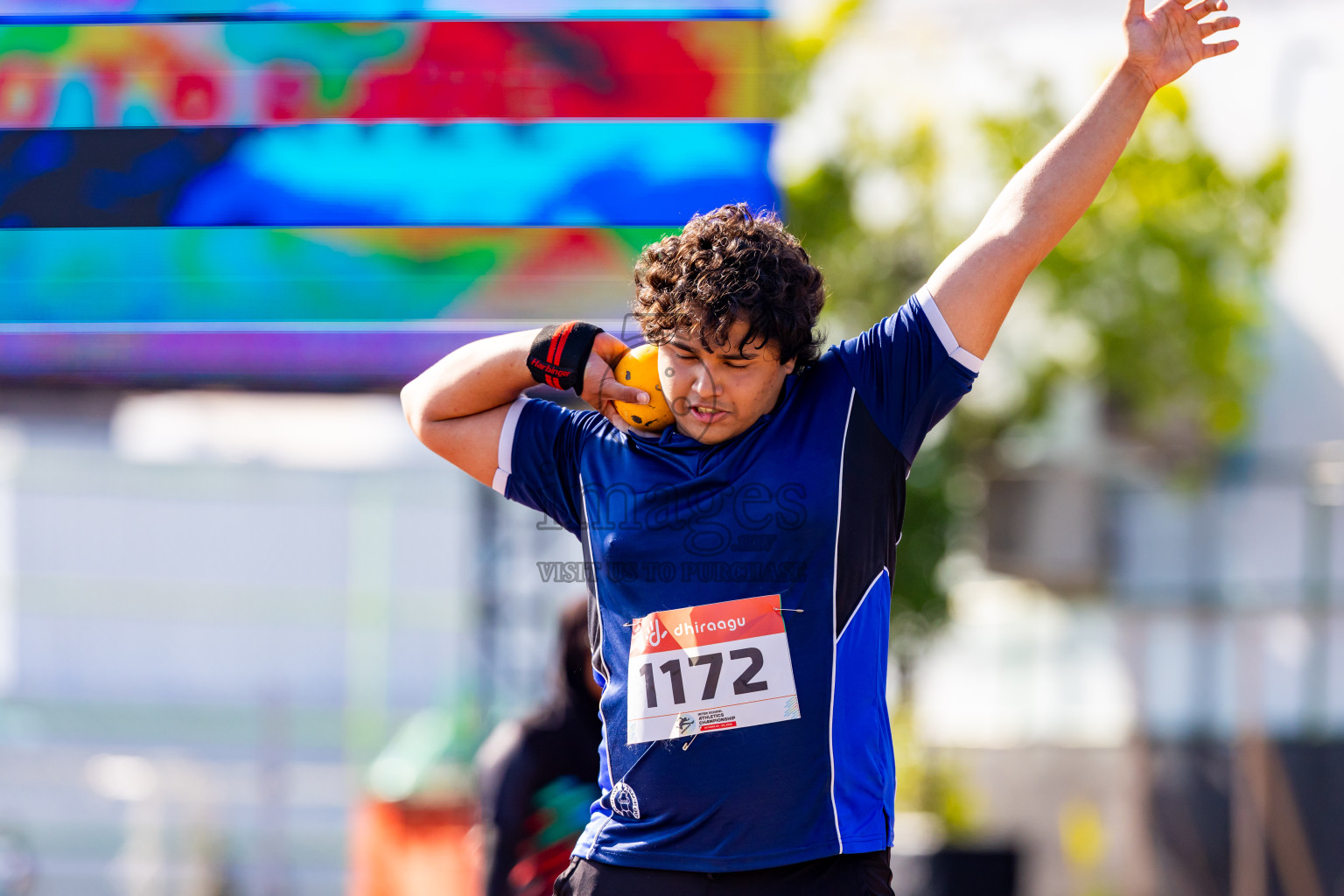 Day 2 of Inter-school Athletics Championship 2025 held in Ekuveni Synthetic Track, Male', Maldives on Tuesday, 07th October 2025. Photos by: Nausham Waheed / Images.mv