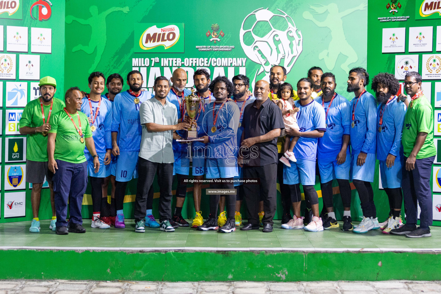 2nd Division Final of 7th Inter-Office/Company Handball Tournament 2023, held in Handball ground, Male', Maldives on Monday, 25th October 2023 Photos: Nausham Waheed/ Images.mv