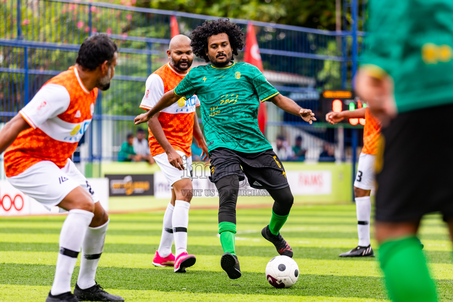 Muring FC vs Cable Brothers in Day 5 of Eydhafushi Futsal Cup 2024 was held on Saturday, 13th April 2024, in B Eydhafushi, Maldives Photos: Nausham Waheed / images.mv