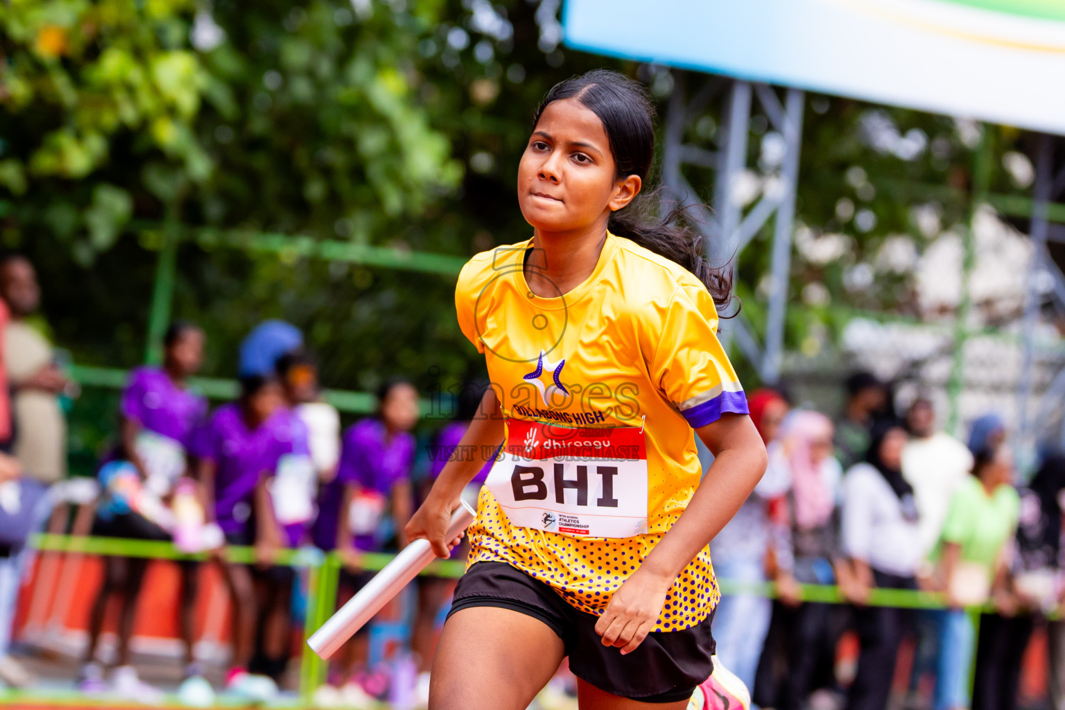 Day 6 of Inter-school Athletics Championship 2025 held in Ekuveni Synthetic Track, Male', Maldives on Sunday, 12th October 2025. Photos by: Nausham Waheed / Images.mv