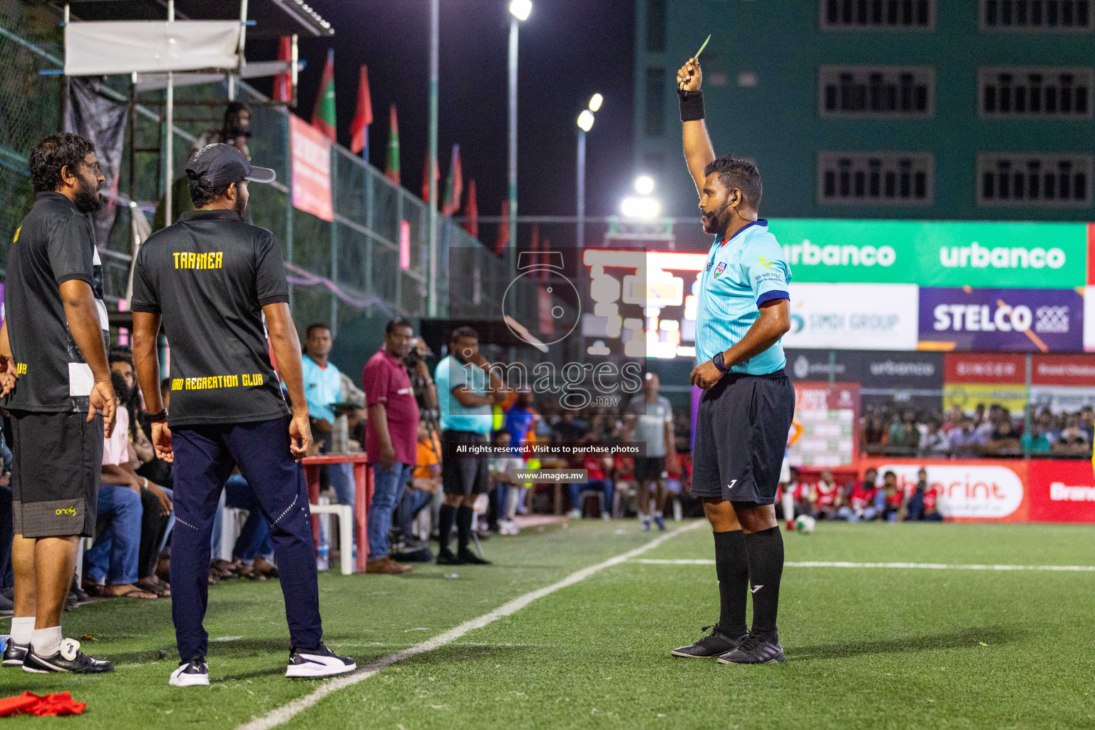 RRC vs Team FSM in Semi Final of Club Maldives Cup 2023 held in Hulhumale, Maldives, on Wednesday, 16th August 2023 Photos: Nausham Waheed / images.mv