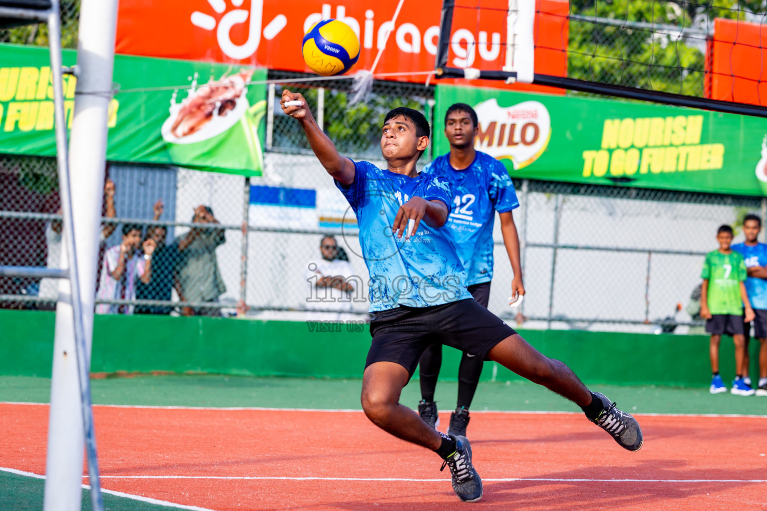 Day 13 of Interschool Volleyball Tournament 2024 was held in Ekuveni Volleyball Court at Male', Maldives on Thursday, 5th December 2024. Photos: Nausham Waheed / images.mv