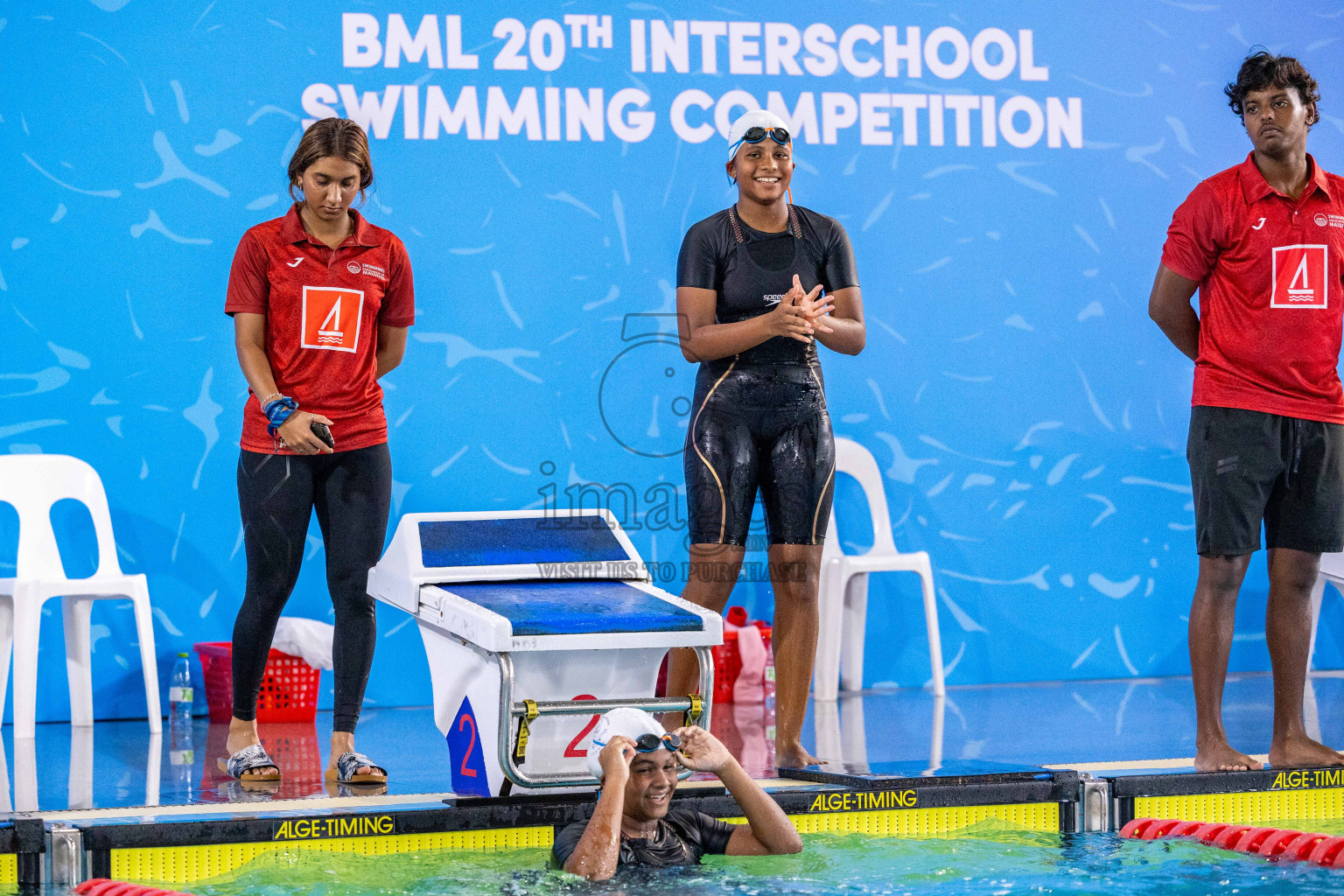 Day 4 of 20th Inter-school Swimming Competition 2024 held in Hulhumale', Maldives on Tuesday, 15th October 2024. Photos: Ismail Thoriq / images.mv