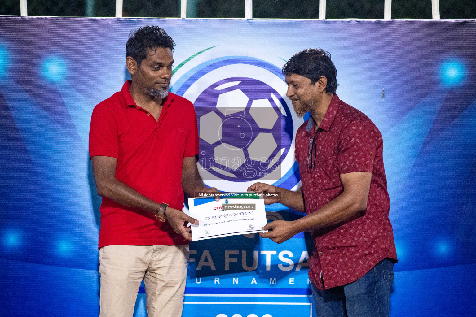 Final of MFA Futsal Tournament 2023 on 10th April 2023 held in Hulhumale'. Photos: Nausham waheed /images.mv