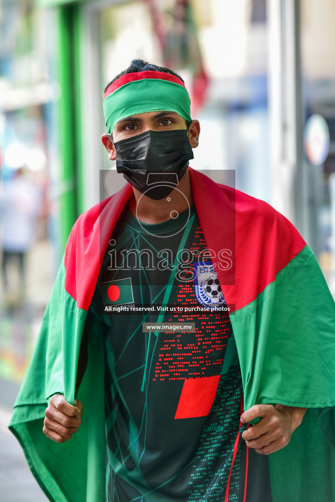 Bangladesh vs India in SAFF Championship 2021 held on 1st October 2021 in Galolhu National Stadium, Male', Maldives