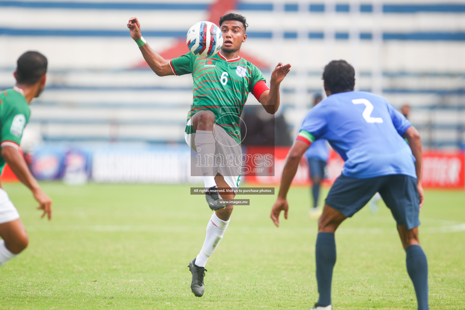 Bangladesh vs Maldives in SAFF Championship 2023 held in Sree Kanteerava Stadium, Bengaluru, India, on Saturday, 25th June 2023. Photos: Nausham Waheed, Hassan Simah / images.mv