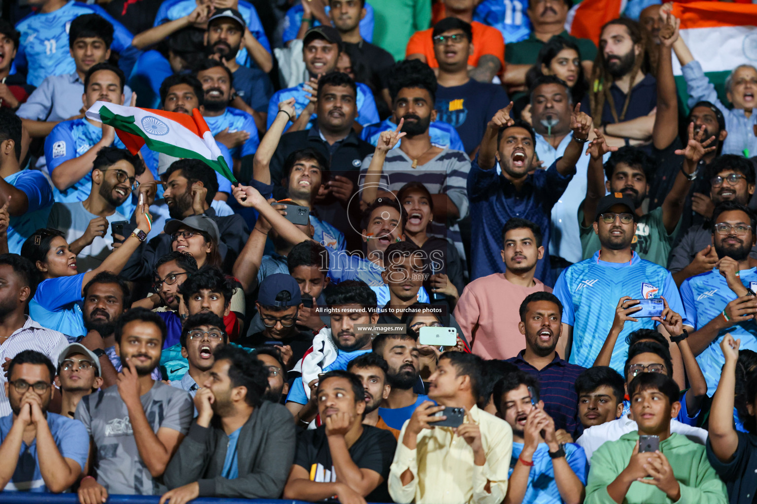 Kuwait vs India in the Final of SAFF Championship 2023 held in Sree Kanteerava Stadium, Bengaluru, India, on Tuesday, 4th July 2023. Photos: Nausham Waheed / images.mv