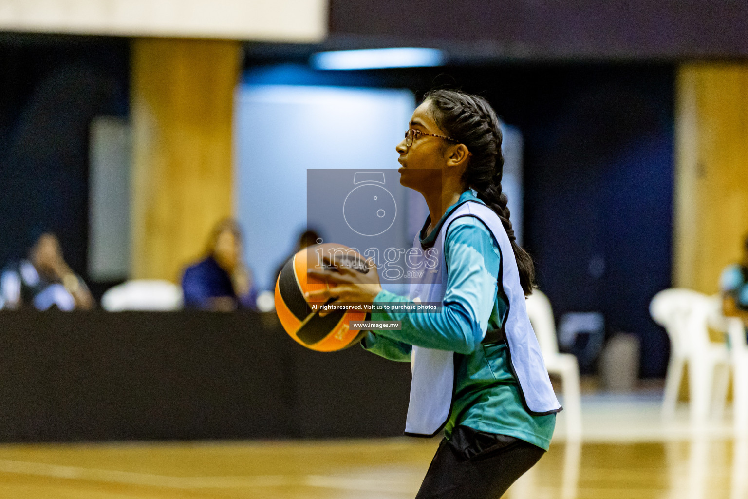 Day 8 of 24th Interschool Netball Tournament 2023 was held in Social Center, Male', Maldives on 3rd November 2023. Photos: Hassan Simah, Nausham Waheed / images.mv