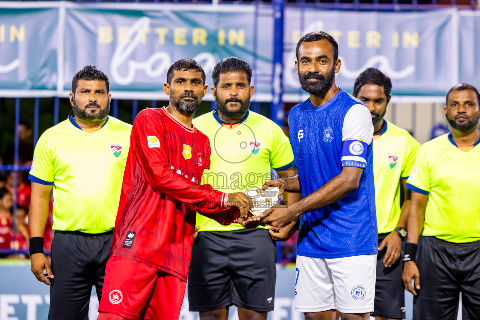 Eydhafushi vs Hithaadhoo in the finals of Better in Baa Futsal Fiesta 2025 Men's division held in B. Eydhafushi, Maldives on Monday, 17th November 2025. Photos: Nausham Waheed / images.mv