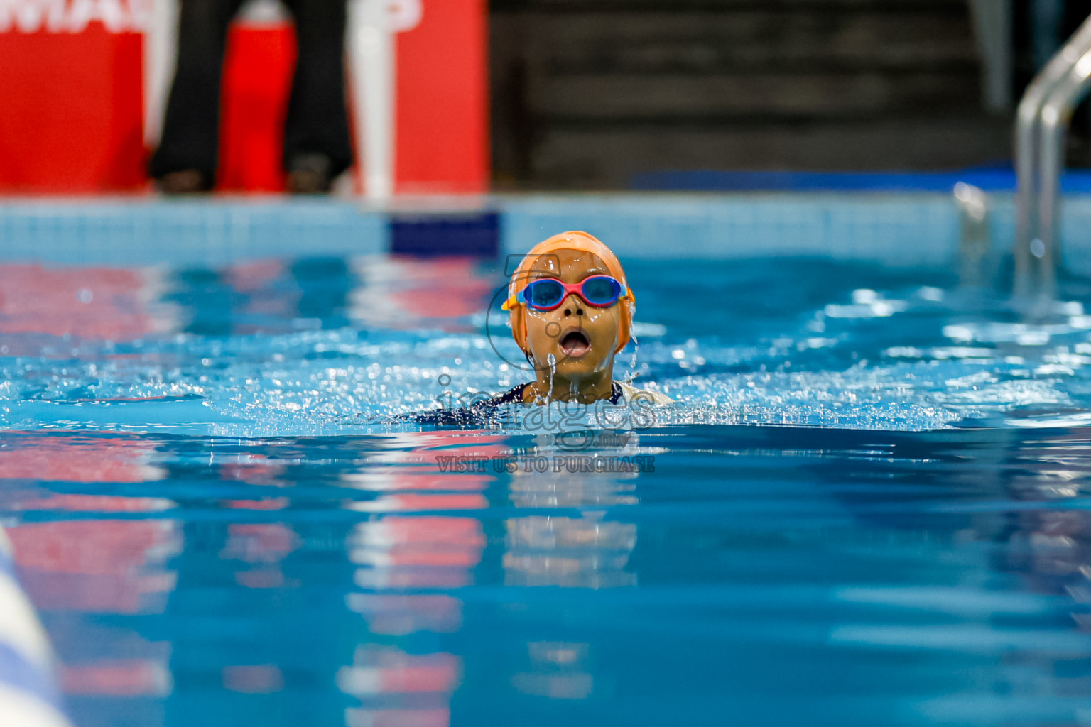 Day 4 of BML 6th National Kids Swimming Kids Festival 2025 held in Hulhumale', Maldives on Thursday, 6th November 2024. 
Photos: Hassan Simah / images.mv
