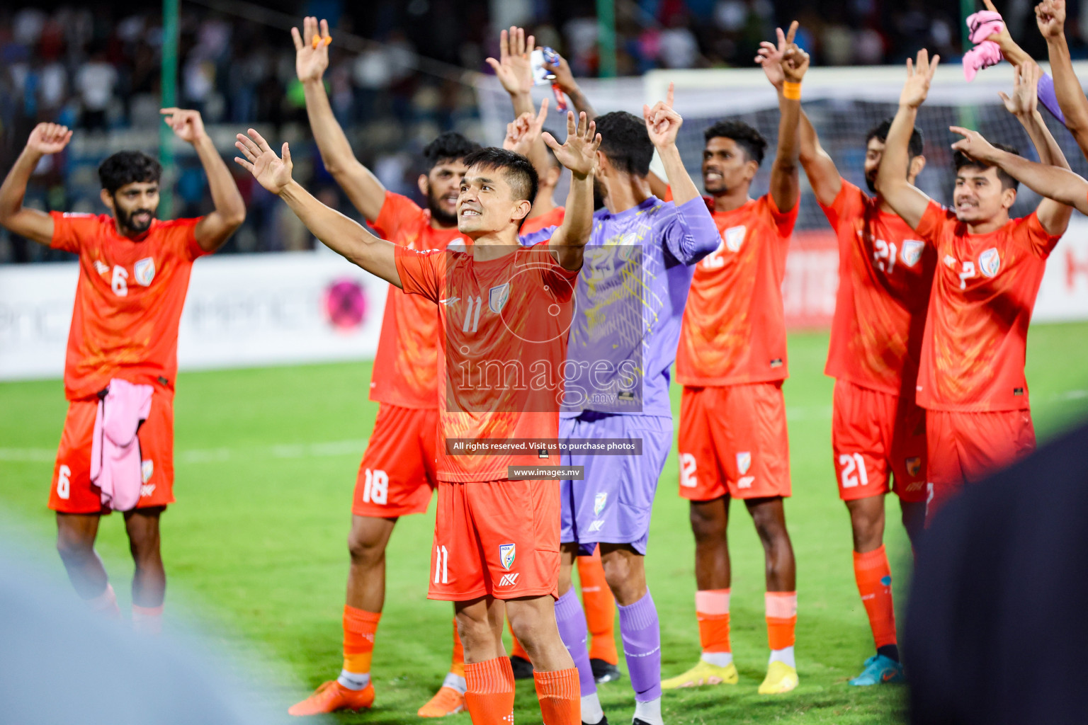 Kuwait vs India in the Final of SAFF Championship 2023 held in Sree Kanteerava Stadium, Bengaluru, India, on Tuesday, 4th July 2023. Photos: Nausham Waheed / images.mv