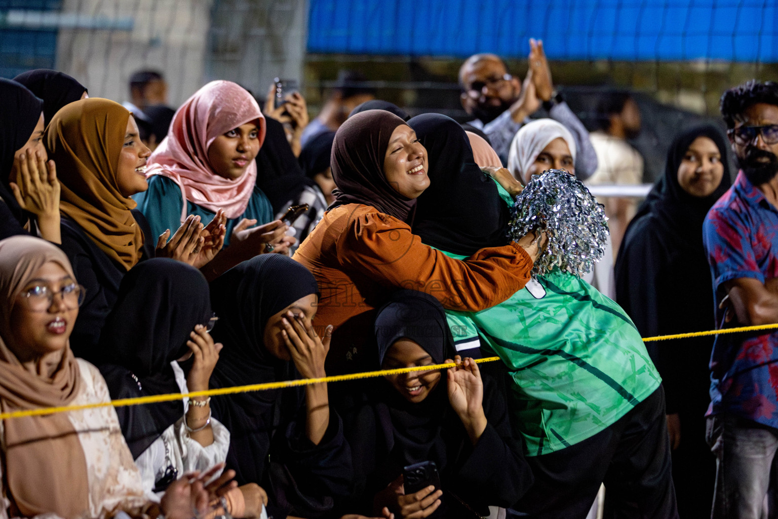 U19 Male and Atoll Girl's Finals in Day 9 of Interschool Volleyball Tournament 2024 was held in ABC Court at Male', Maldives on Saturday, 30th November 2024. Photos: Hassan Simah / images.mv