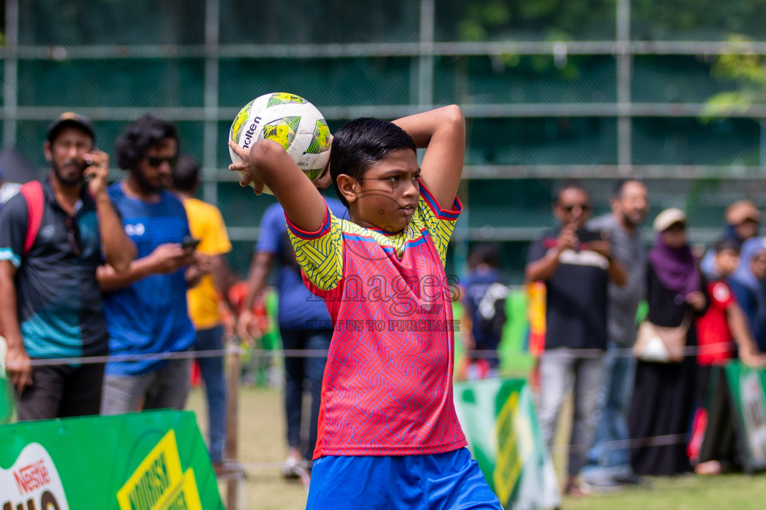 Day 3 of MILO Academy Championship 2024 - U12 was held at Henveiru Grounds in Male', Maldives on Saturday, 6th July 2024. Photos: Mohamed Mahfooz Moosa / images.mv