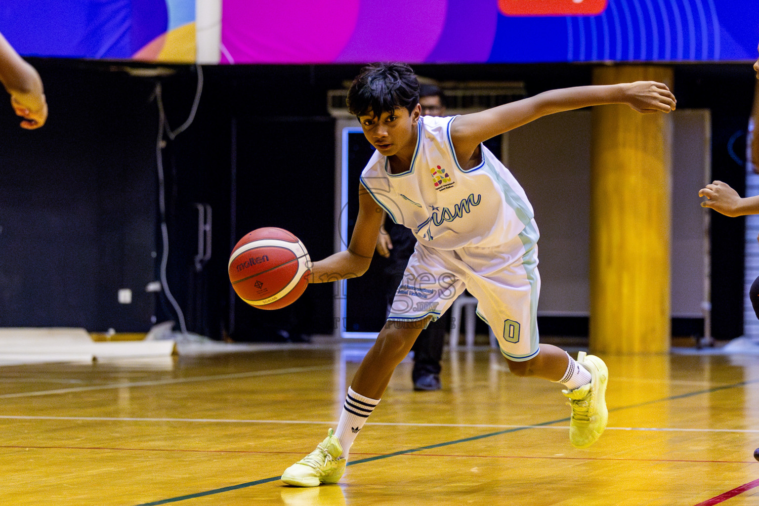 Iskandhar School vs Finland International School in Under 13 Boys Final of Junior Basketball Championship 2024 was held in Social Center, Male', Maldives on Sunday, 15th December 2024. Photos: Nausham Waheed / images.mv