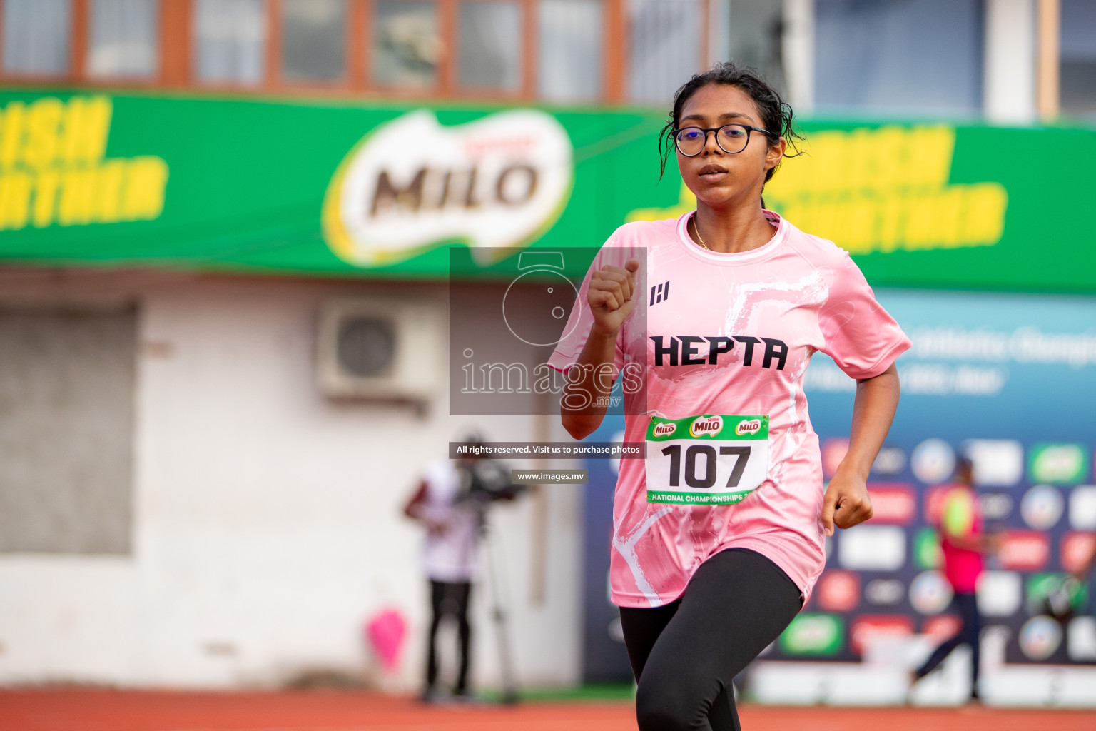 Day 2 of National Athletics Championship 2023 was held in Ekuveni Track at Male', Maldives on Friday, 24th November 2023. Photos: Hassan Simah / images.mv