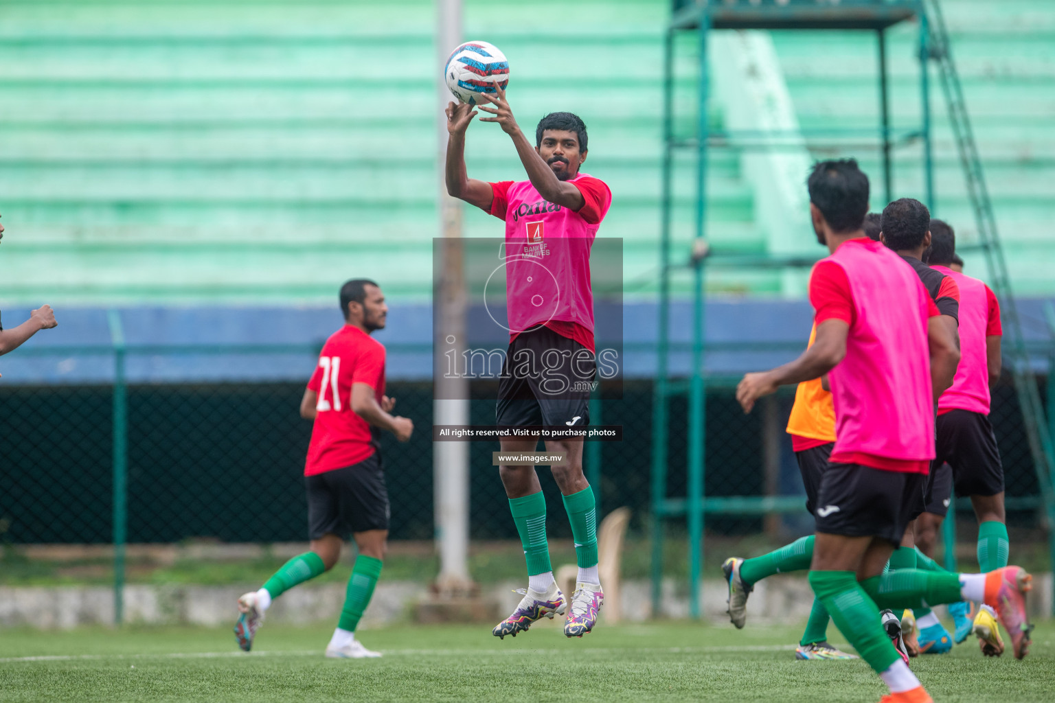 SAFF Championship training session of Team Maldives in Bangalore on Tuesday, 21st June 2023. Photos: Nausham Waheed / images.mv