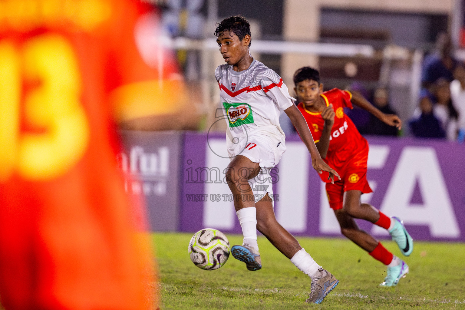 Under 14 Victory vs TC on day 3 of Dhivehi Youth League 2024 held at Henveiru Stadium on Saturday, 23rd November 2024. Photos: Nausham Waheed/ Images.mv