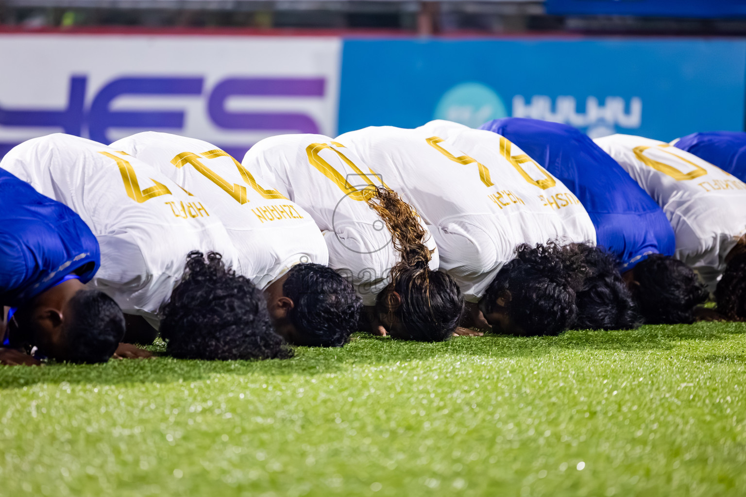 Arena vs Hawks in the Final of Milo Sector League 2025 was held in Rehendhi Futsal Ground, Hulhumale', Maldives on Tuesday, 18th November 2025. Photos: Nausham Waheed  / images.mv