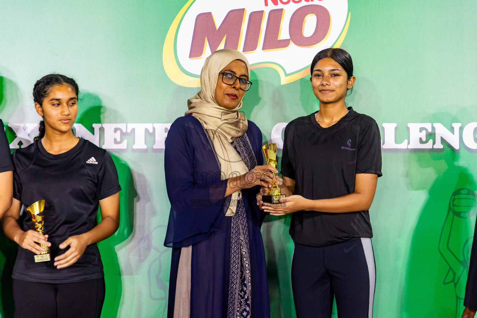 Final of MILO 3x3 Netball Challenge 2024 was held in Ekuveni Netball Court at Male', Maldives on Thursday, 20th March 2024. Photos: Nausham Waheed / images.mv