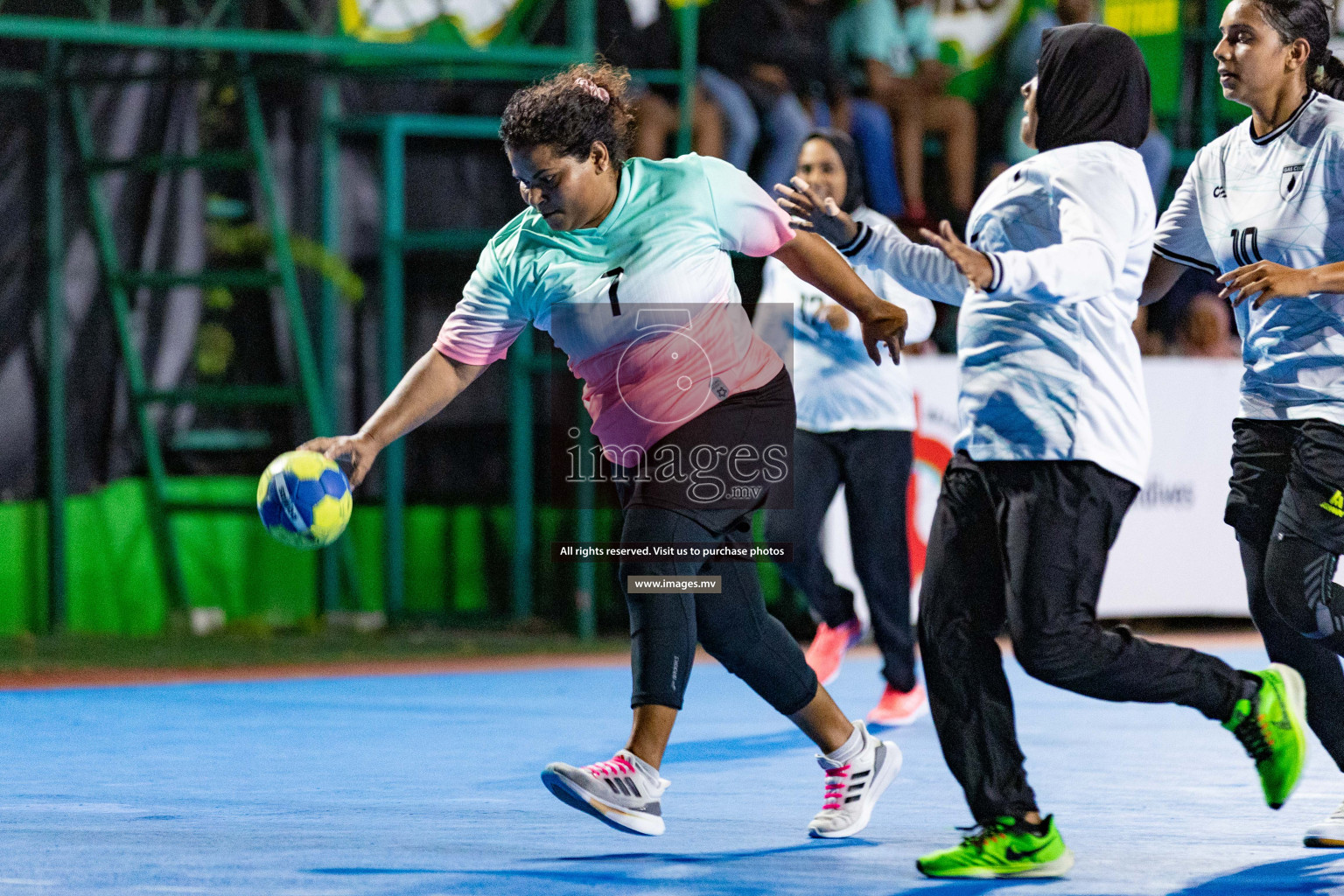 Day 4 of 7th Inter-Office/Company Handball Tournament 2023, held in Handball ground, Male', Maldives on Monday, 18th September 2023 Photos: Nausham Waheed/ Images.mv