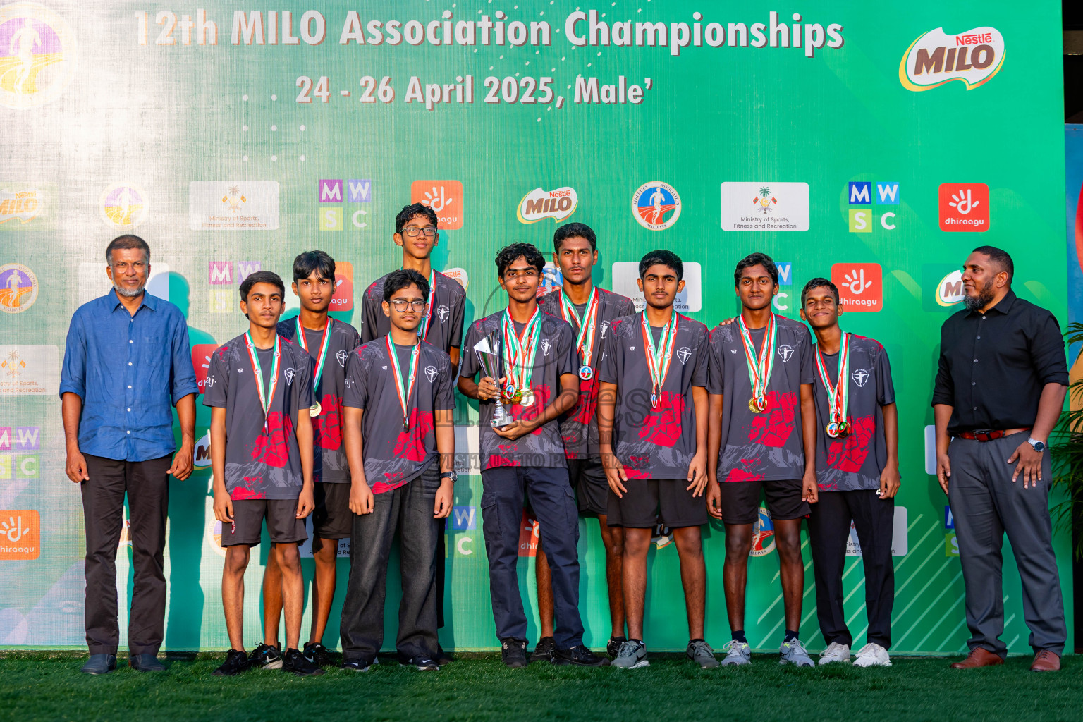 Day 3 of 12th Milo Association Championships was held in Ekuveni Track at Male', Maldives on Saturday, 26th April 2025. Photos: Nausham Waheed / images.mv